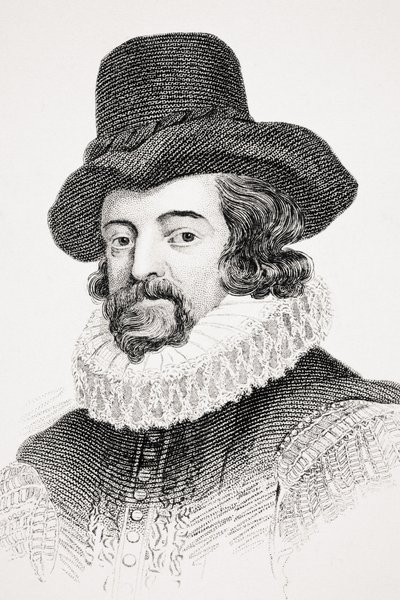 Sir Francis Bacon, illustration fra 